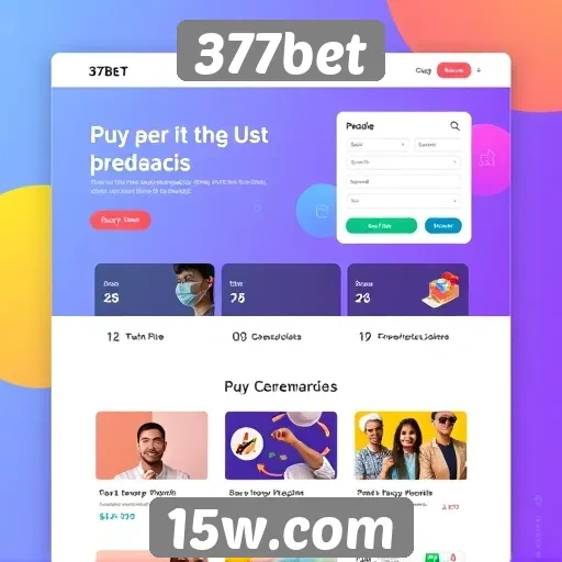 Avaliação do design e interface do site 377bet