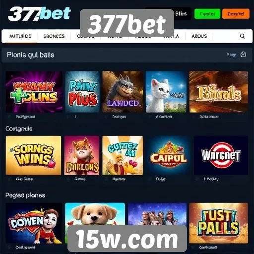 Análise das opções de jogos disponíveis no 377bet