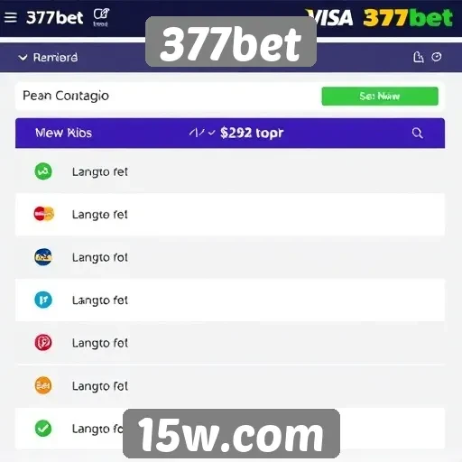 Métodos de pagamento disponíveis na 377bet